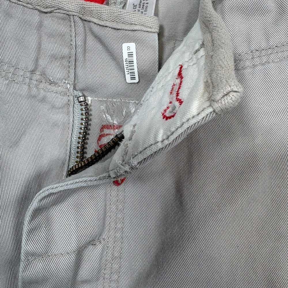 ecko unltd Cargo Shorts Men's Size 40 Vintage Baggy Cream Tan Outdoor Travel Y2K - Picture 3 of 9
